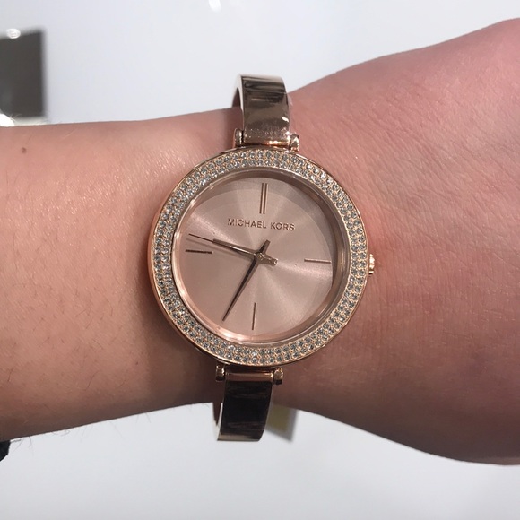 Michael Kors Watch gift box rose gold crystal - Picture 5 of 5